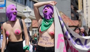 Protesta de mujeres