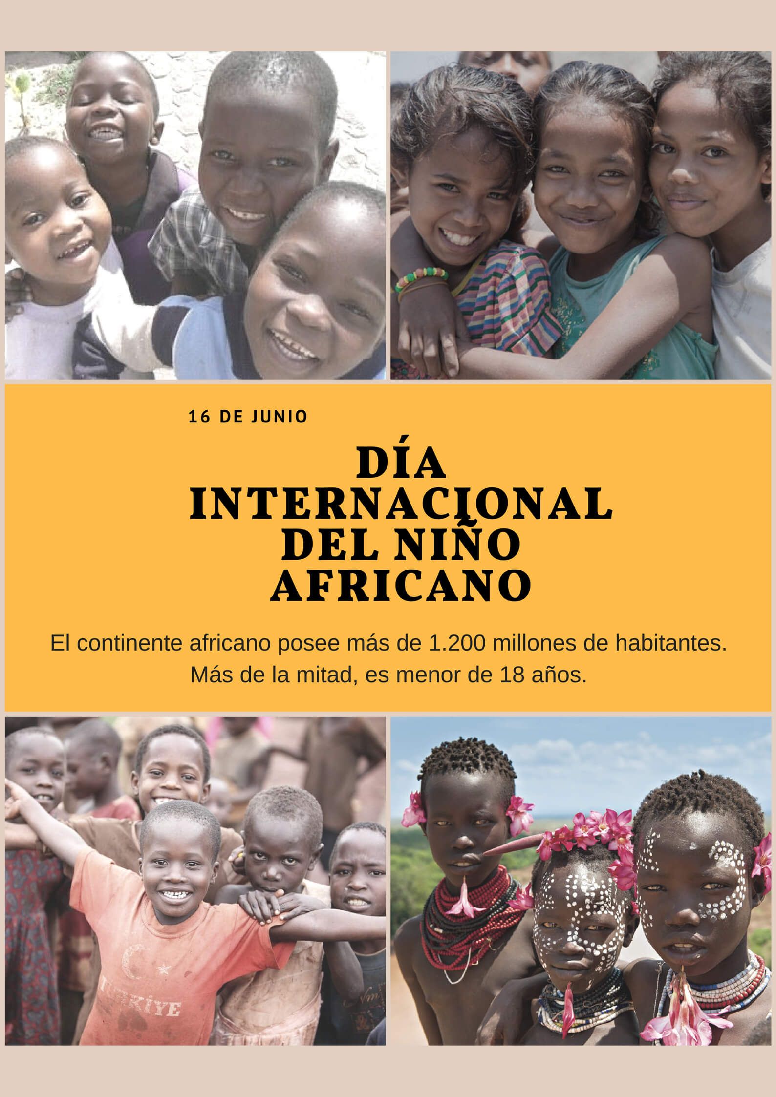 16 de Junio Día Internacional del Niño Africano
