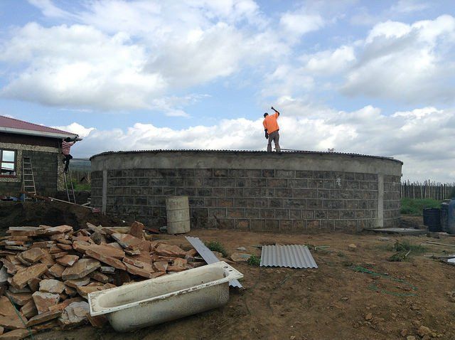 Acopio masivo de agua en Kenia