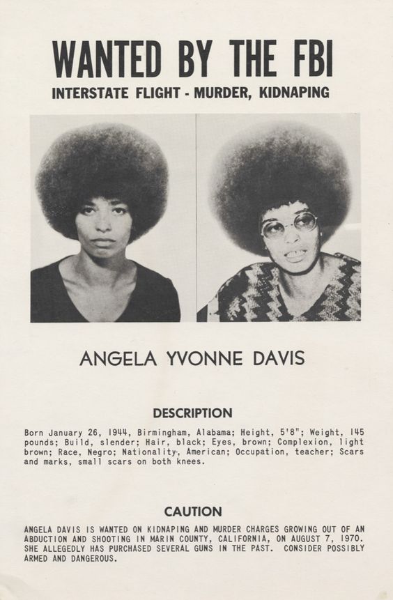 Cartel FBI Angela Davis