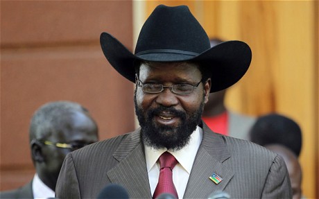 Presidente de Sudán del Sur, Salva Kiir 