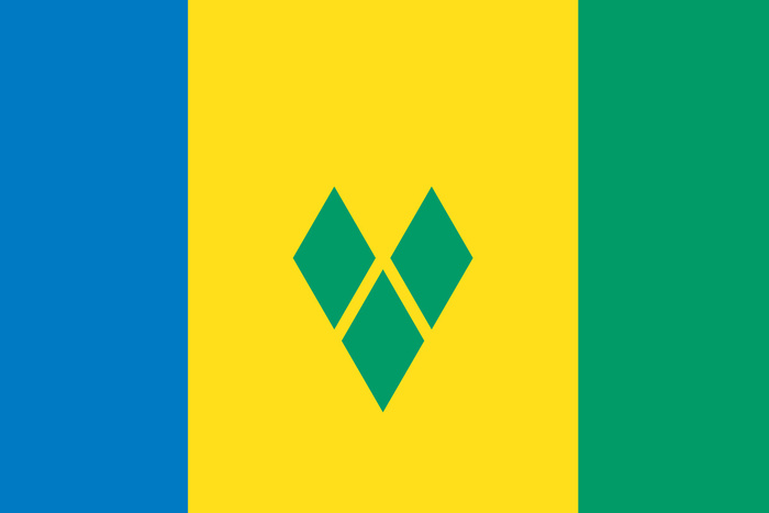 Bandera de San Vicente y Las Granadinas