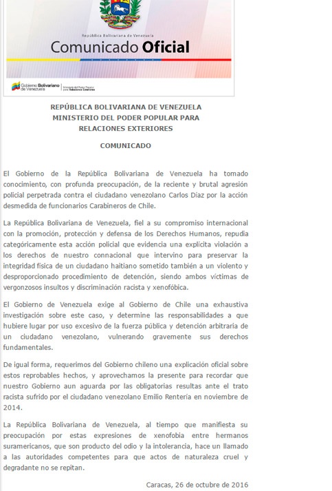 Comunicado MPPPRE