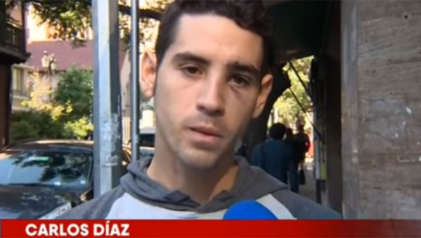 Guardias dijeron comentarios racistas contra un haitiano y un venezolano quien fue obligado a firmar una declaración que omitía el uso de la violencia. Foto Chilevision