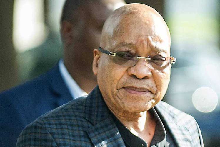 Presidente de Sudáfrica Jacob Zuma