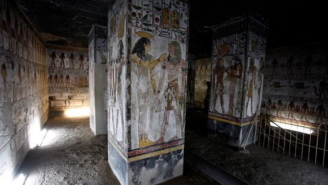 tumbas del faraón Seti I y la reina Nefertari