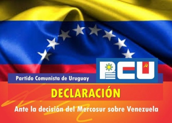La tolda política considera que medida contra Venezuela debilita al bloque