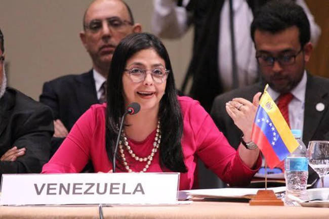 Canciller Delcy Rodriguez