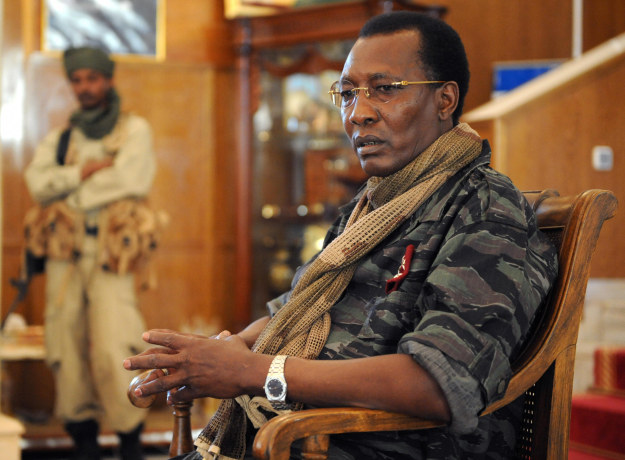 El reelegido presidente de Chad Idriss Déby Itno