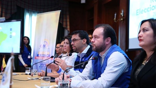 El organismo comicial ecuatoriano reporta mas de 5% de inconsistencia numérica 