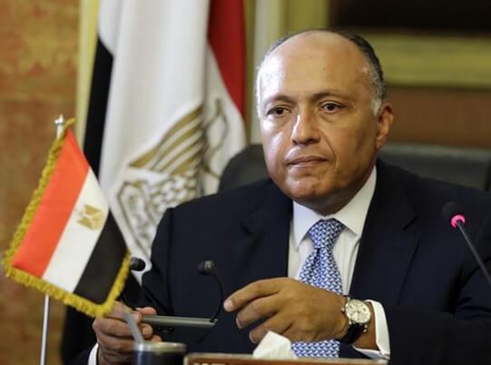 Sameh Shoukry,  Ministro de Relaciones Exteriores de Egipto