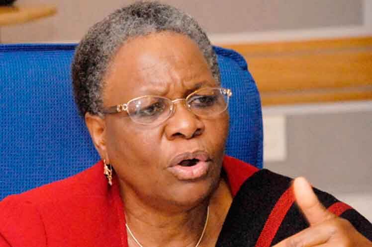 Netumbo Nandi Ndaitwah, viceprimera ministra y titular de Relaciones Internacionales y Cooperación de Namibia