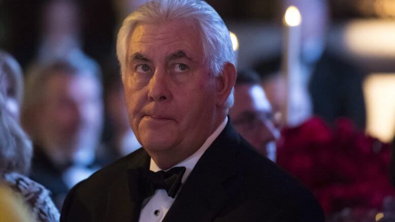  Rex Tillerson, Secretario de Estado de los Estados Unidos 