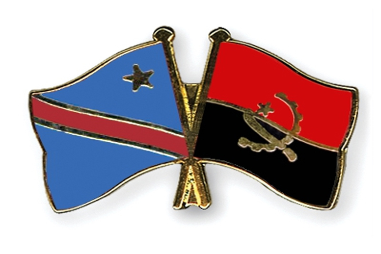 Las banderas del Congo y Angola