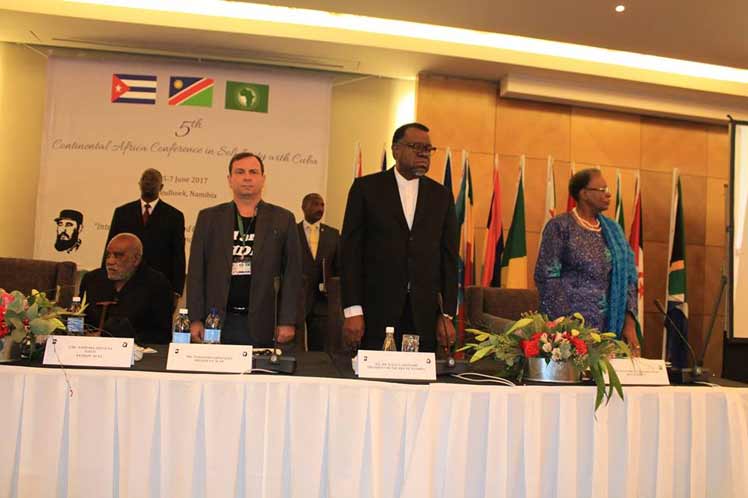 Hage G. Geingob,  presidente de Namibia