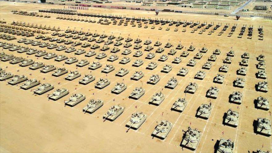 Egipto inauguró el sábado la base militar ‘más grande’ de Oriente Medio y África en el oeste de la histórica ciudad de Alejandría (noroeste del país).