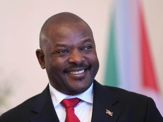 El presidente de Burundi, Pierre Nkurunziza