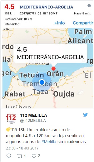 Twitt  112 MELILLA