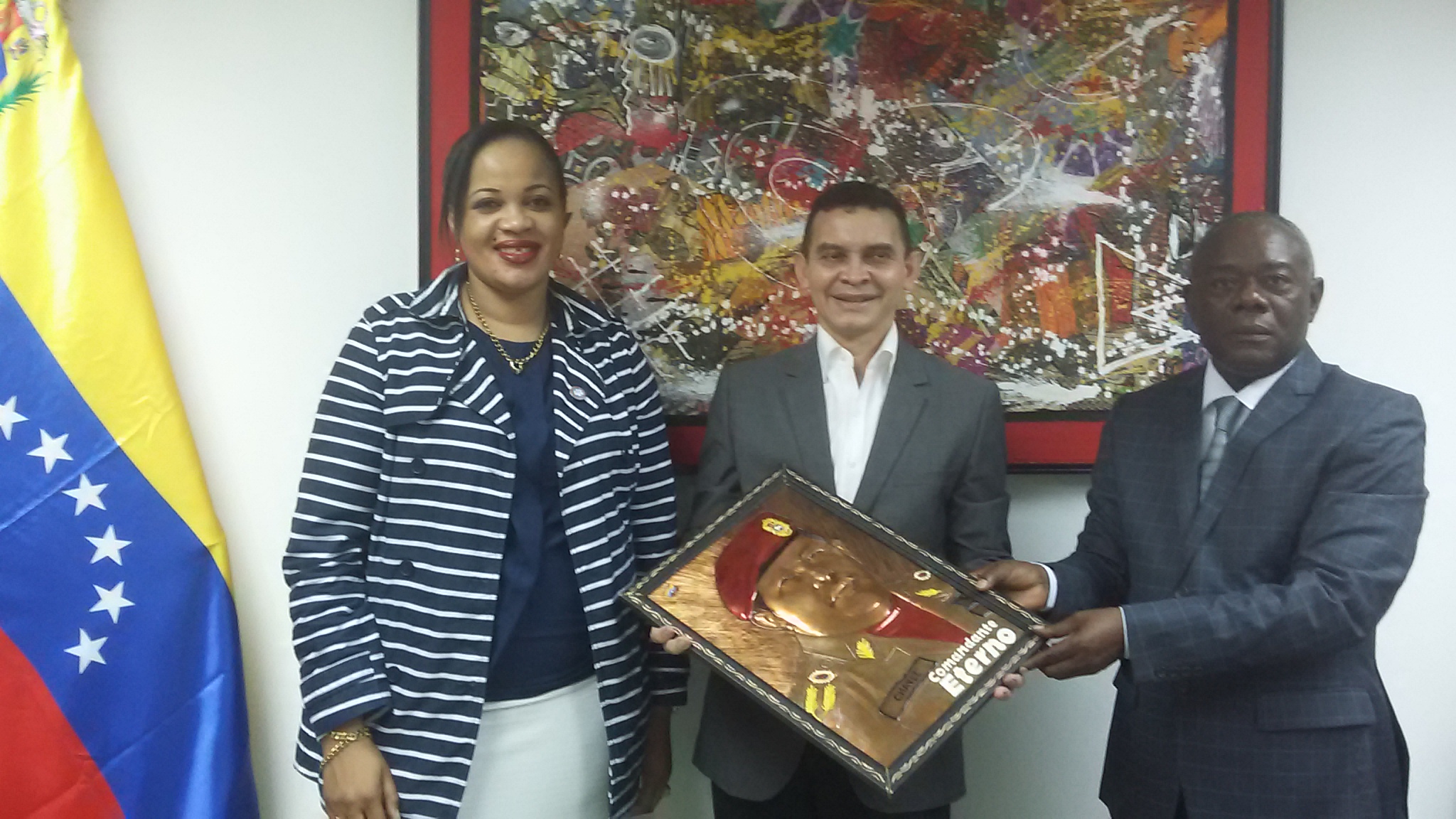 Delegación del RDC visitó Centro de Saberes Africanos Americanos y Caribeños