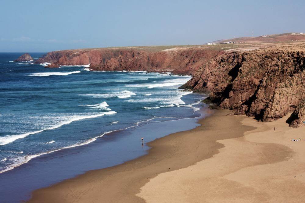 Una de las playas en el entorno de Mileft, en la provincia de Sidi Ifni.