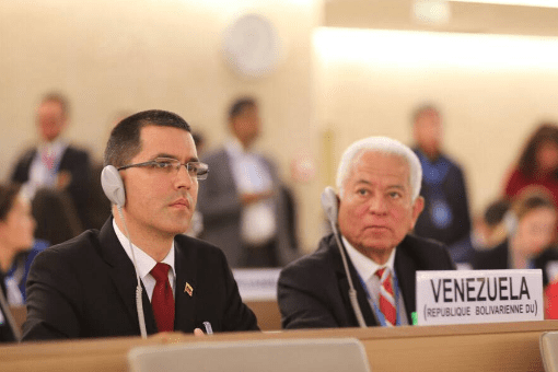 El canciller venezolano Jorge Arreaza aseguró que el informe del Alto Comisionado de DD.HH. está "plagados de mentiras y ofensas a nuestro país"
