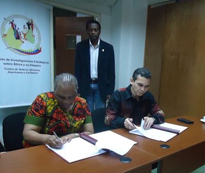 Con el documento se fomentará la suscripción de acuerdos académicos y de investigación sobre África, América Latina y el Caribe y la Diáspora africana 