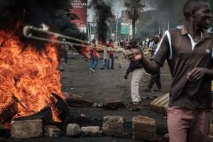 Manifestaciones en kenia