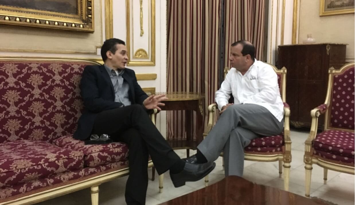 Reinaldo Bolívar realizó encuentro con Héroe Cubano Fernando González