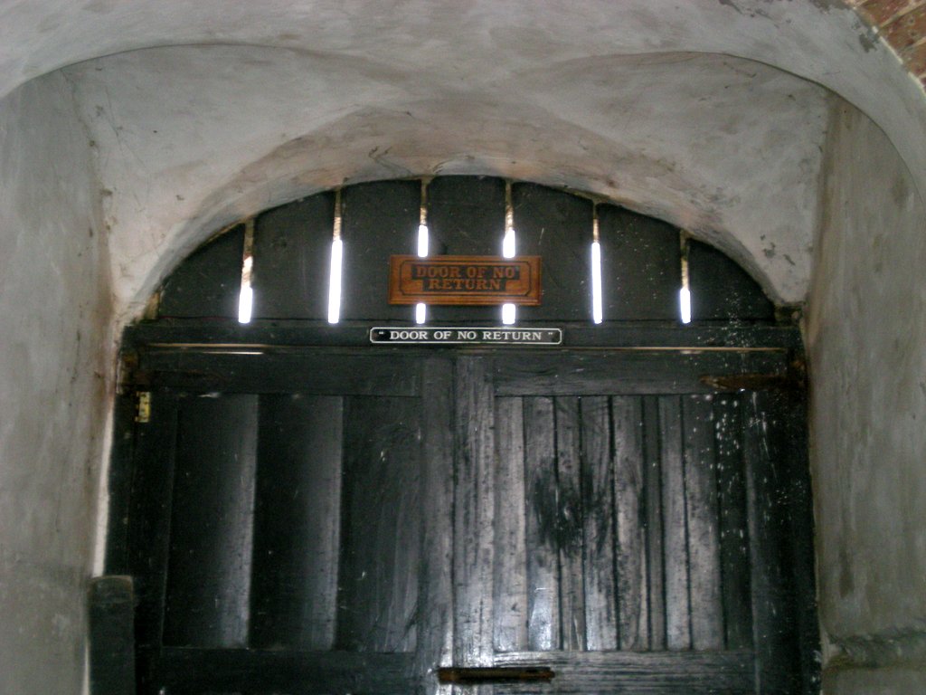 Puerta de No Retorno en el castillo de Cape Coast