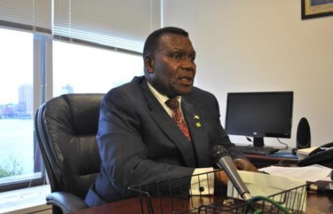 El Ministro destituido George Chaponda