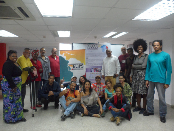 Participantes y facilitadores que hicieron posible la realizaciòn del "Taller de Periodismo con Enfoque Afrodescendiente"