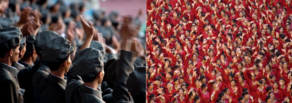 Desfile en Corea del Norte