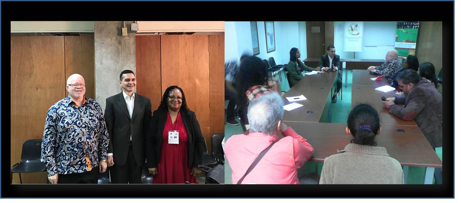 Observadores internacionales de Mozambique y Angola en el Centro de Saberes Africanos