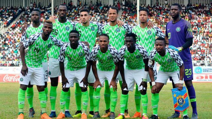 Vestimenta del equipo de Nigeria en el mundial de futbol 2018