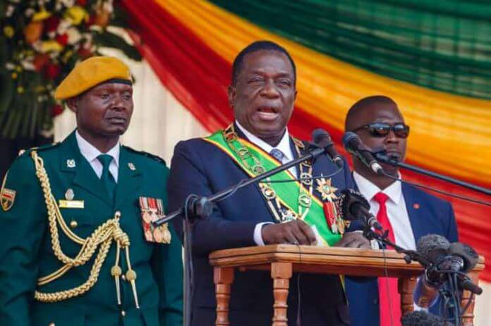 Emmerson Mnangagwa Presidente de Zimbabwe