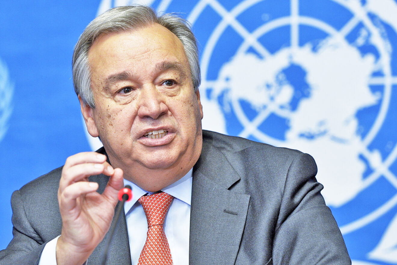 Guterres reinteró el llamado al consenso para solucionar los problemas