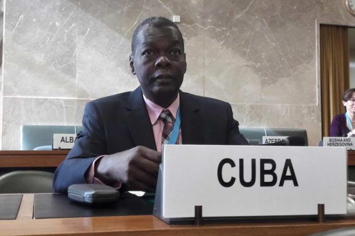 Embajador de Cuba en la ONU Pedro Luis Pedroso