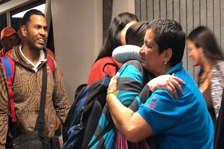 Venezolanos regresando a la patria