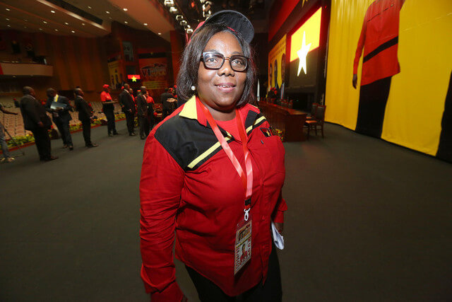 LUISA DAMIÃO VICEPRESIDENTA DEL MPLA