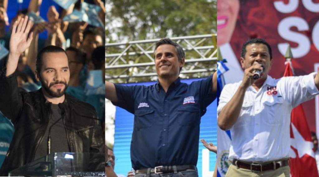 Candidatos Presindeciales que participaran en la próximas elecciones en el Salvador