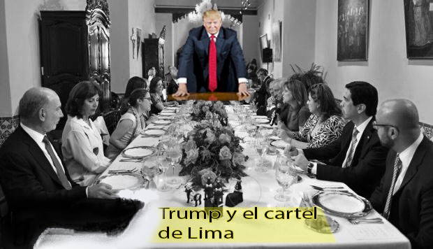 trump y el cartel de lima