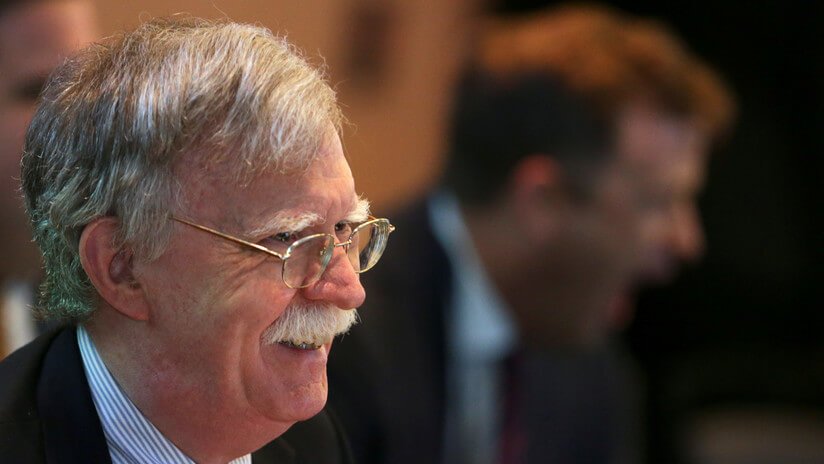 Bolton en una reunión para discutir sobre Venezuela en Lima Perú 6 de agosto de 2019jpg