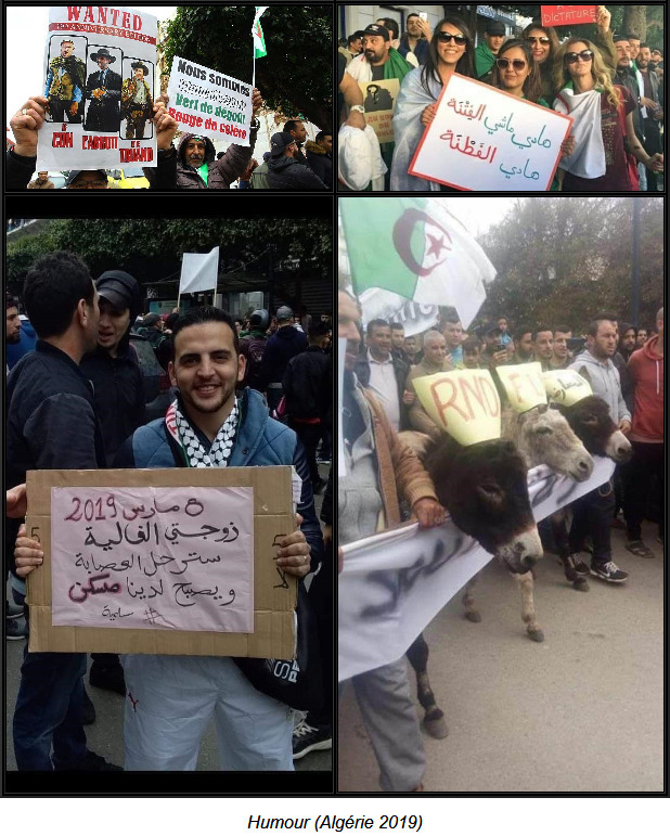 El "humor" en las protestas es parte del manual