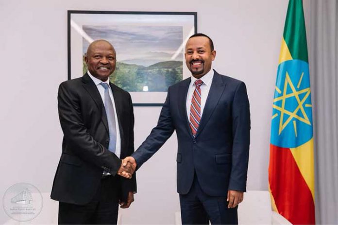 Abiy Ahmed y David Mabuza