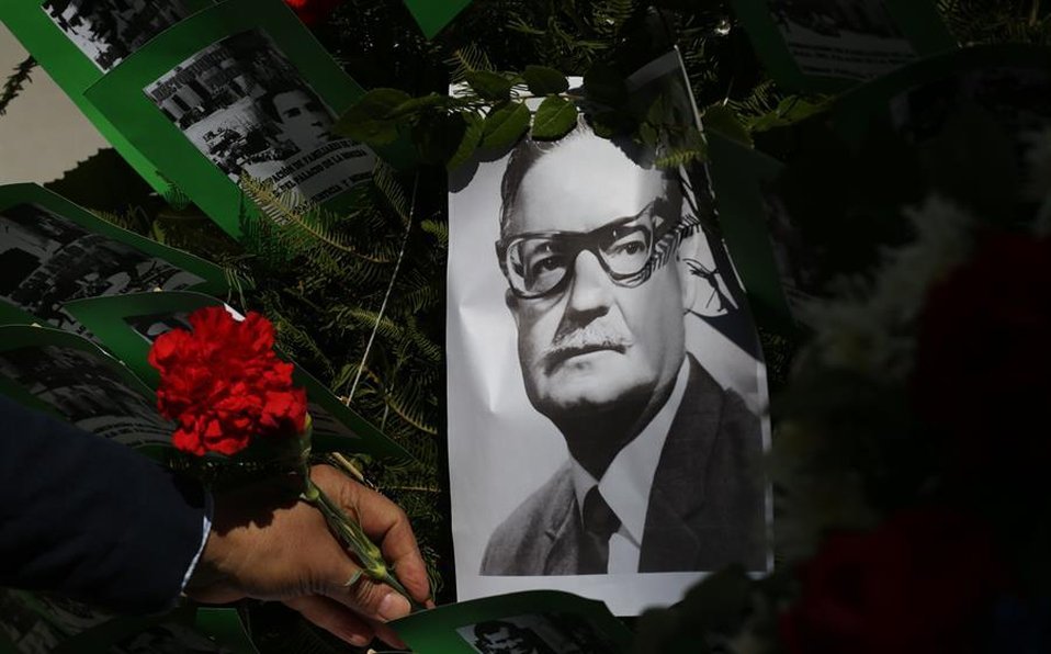 Homenaje  a  Salvador Allende  