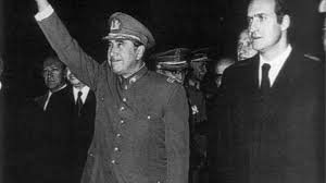 Dictador Pinochet y el ex rey Juan Carlos