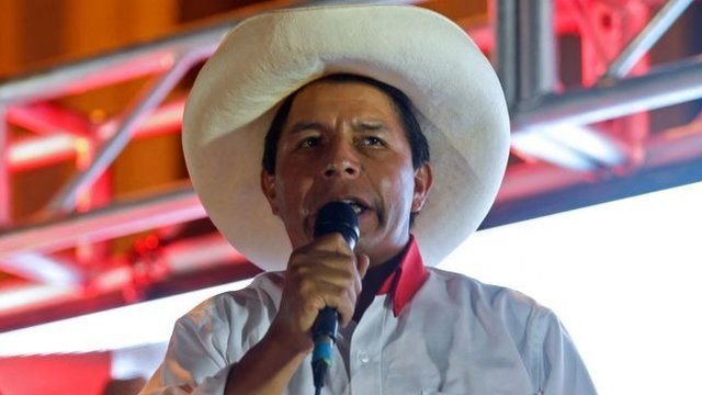 Pedro Castillo Candidato Presidencial de Perú 2021