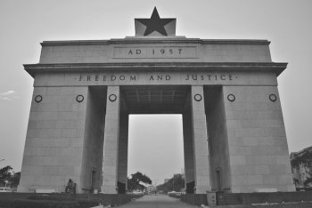 Plaza independencia de Ghana