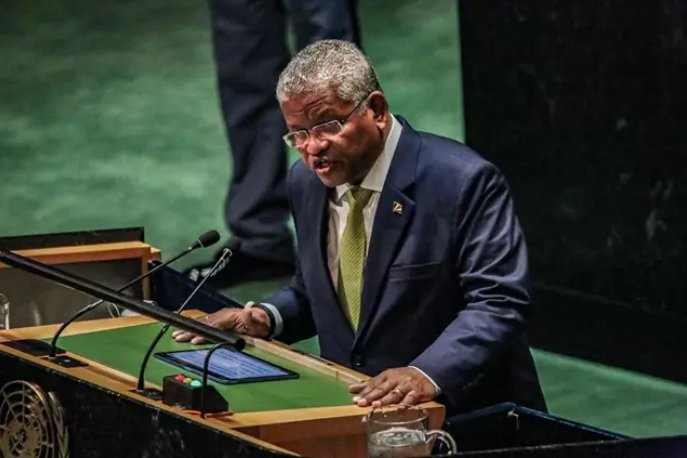 El presidente de Seychelles Wavel Ramkalawan