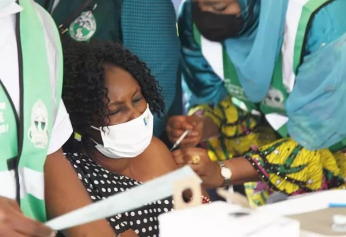 Imagen de archivo de una campaña de vacunación en Nigeria